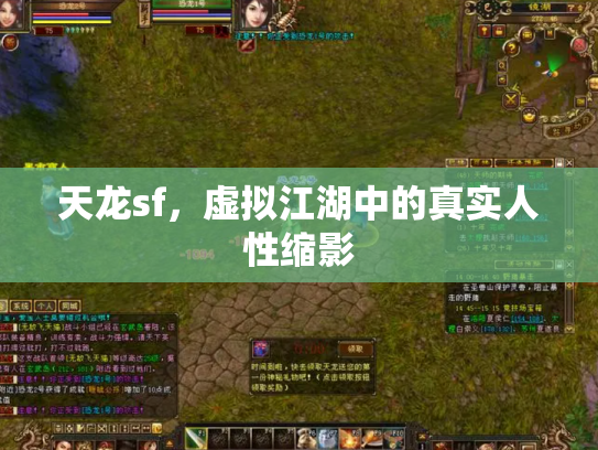 天龙sf，虚拟江湖中的真实人性缩影