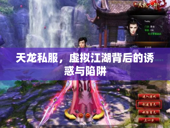 天龙私服，虚拟江湖背后的诱惑与陷阱