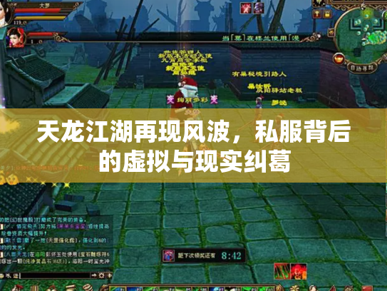 天龙江湖再现风波，私服背后的虚拟与现实纠葛