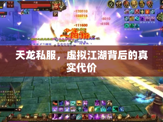 天龙私服，虚拟江湖背后的真实代价