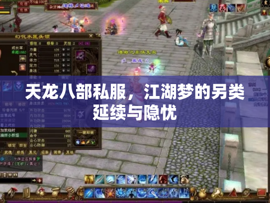 天龙八部私服，江湖梦的另类延续与隐忧