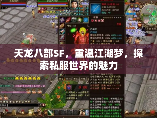 天龙八部SF，重温江湖梦，探索私服世界的魅力