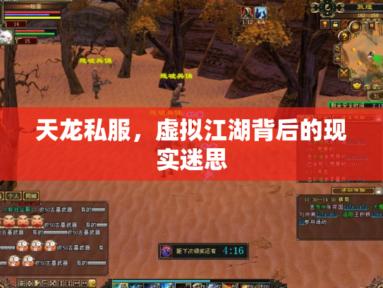 天龙私服，虚拟江湖背后的现实迷思