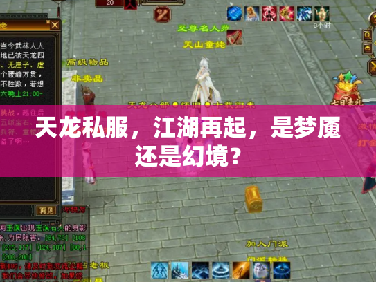 天龙私服，江湖再起，是梦魇还是幻境？