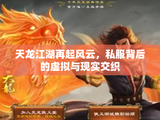 天龙江湖再起风云，私服背后的虚拟与现实交织