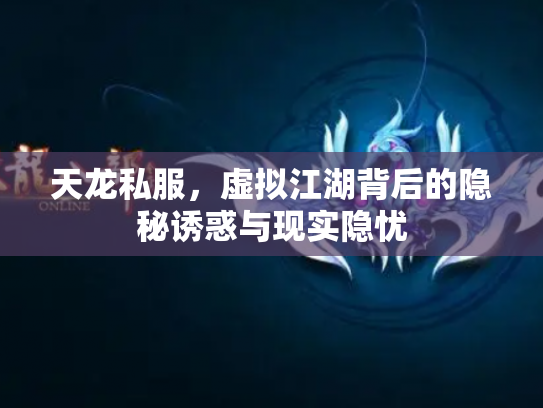 天龙私服，虚拟江湖背后的隐秘诱惑与现实隐忧