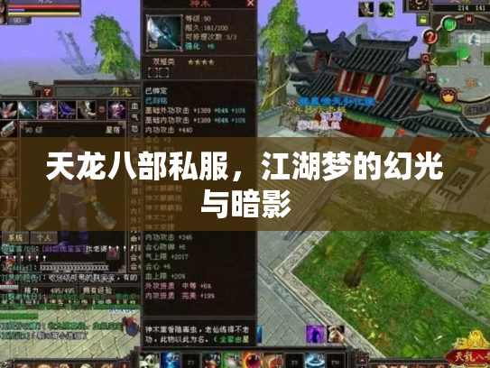 天龙八部私服，江湖梦的幻光与暗影