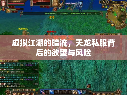 虚拟江湖的暗流，天龙私服背后的欲望与风险