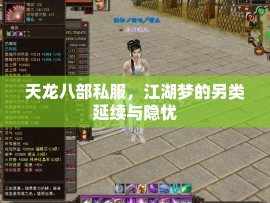 天龙八部私服，江湖梦的另类延续与隐忧