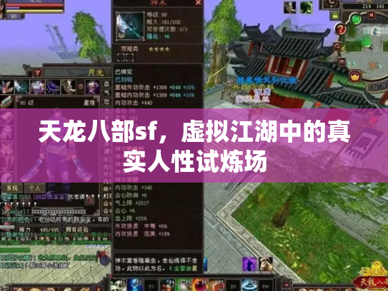 天龙八部sf，虚拟江湖中的真实人性试炼场