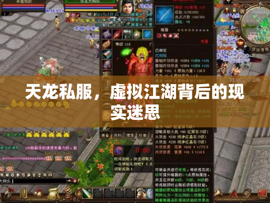 天龙私服，虚拟江湖背后的现实迷思