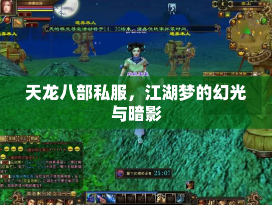 天龙八部私服，江湖梦的幻光与暗影