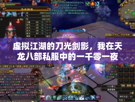 虚拟江湖的刀光剑影，我在天龙八部私服中的一千零一夜
