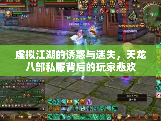 虚拟江湖的诱惑与迷失，天龙八部私服背后的玩家悲欢