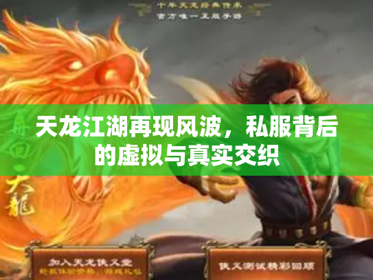 天龙江湖再现风波，私服背后的虚拟与真实交织