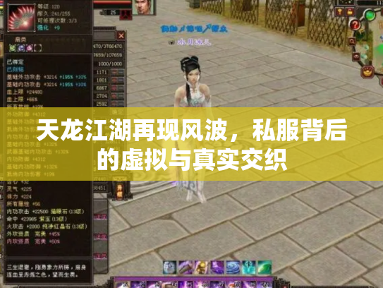 天龙江湖再现风波，私服背后的虚拟与真实交织