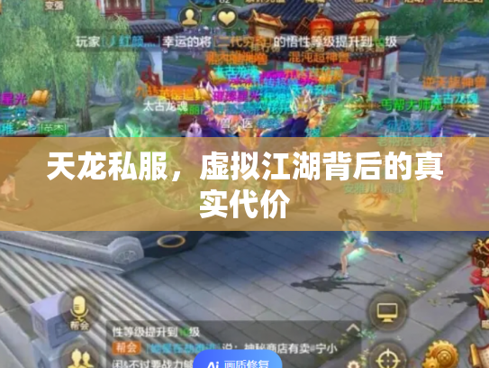 天龙私服，虚拟江湖背后的真实代价