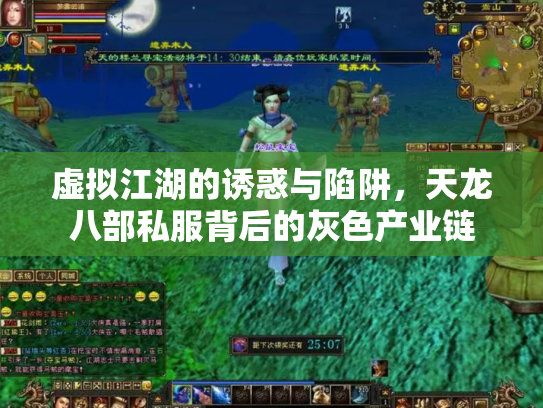 虚拟江湖的诱惑与陷阱，天龙八部私服背后的灰色产业链