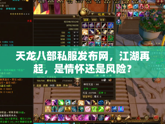 天龙八部私服发布网，江湖再起，是情怀还是风险？
