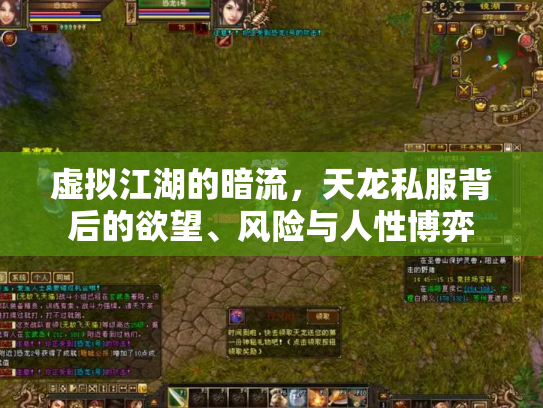 虚拟江湖的暗流，天龙私服背后的欲望、风险与人性博弈