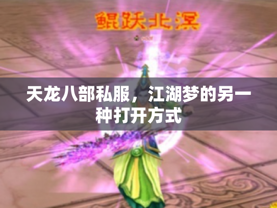 天龙八部私服，江湖梦的另一种打开方式