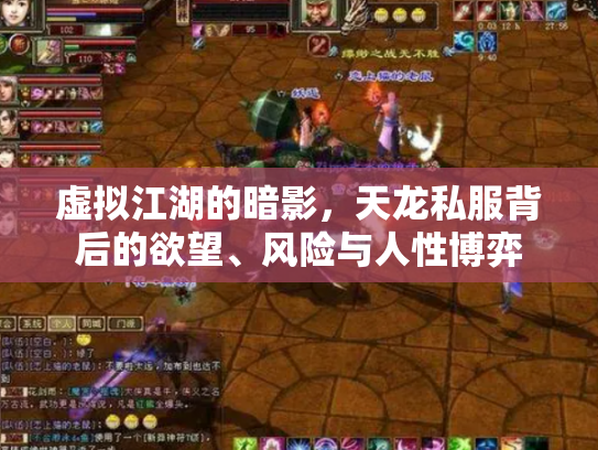 虚拟江湖的暗影，天龙私服背后的欲望、风险与人性博弈