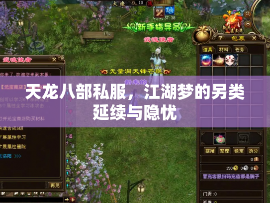 天龙八部私服，江湖梦的另类延续与隐忧