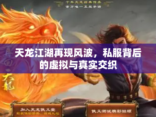 天龙江湖再现风波，私服背后的虚拟与真实交织
