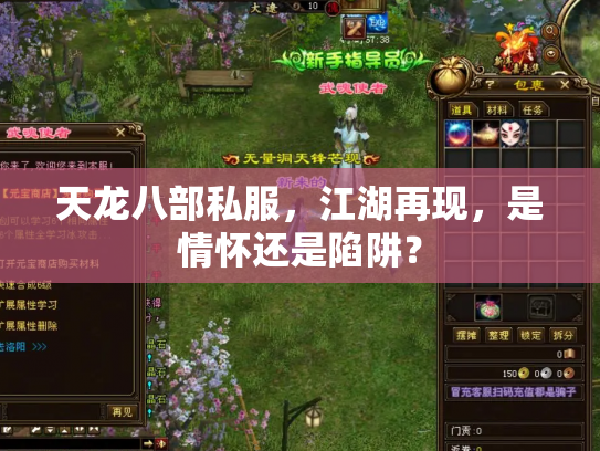 天龙八部私服，江湖再现，是情怀还是陷阱？