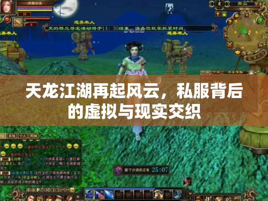 天龙江湖再起风云，私服背后的虚拟与现实交织