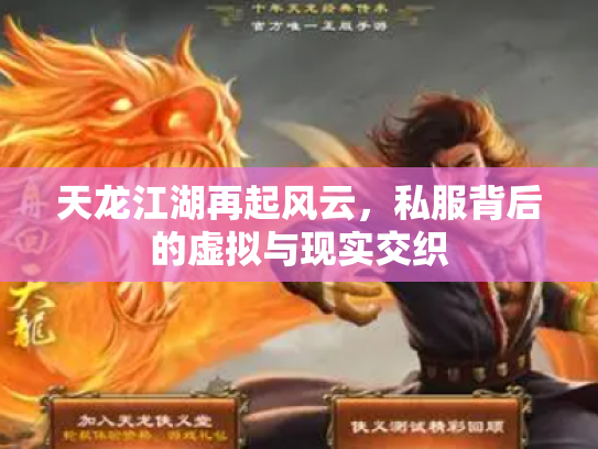 天龙江湖再起风云，私服背后的虚拟与现实交织