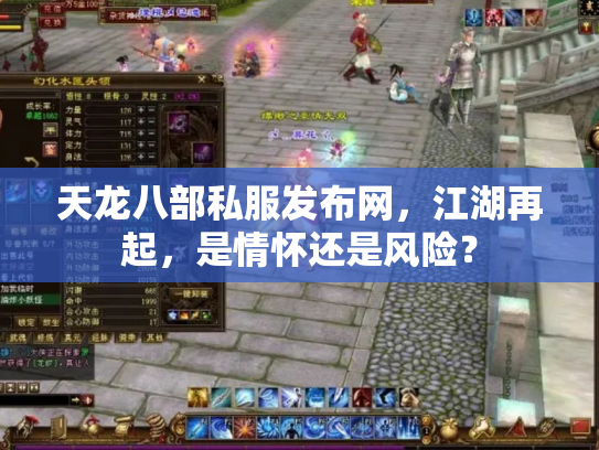 天龙八部私服发布网，江湖再起，是情怀还是风险？