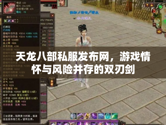 天龙八部私服发布网，游戏情怀与风险并存的双刃剑