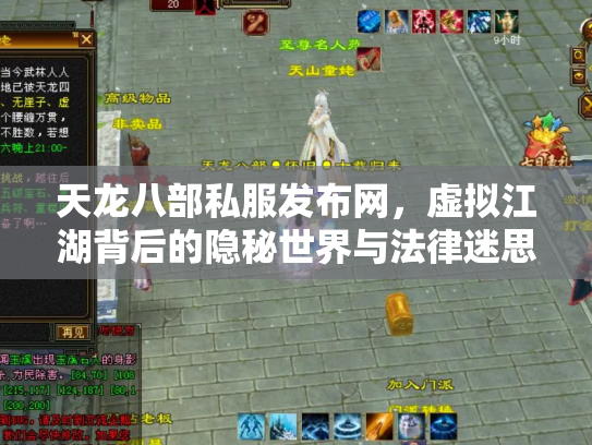 天龙八部私服发布网，虚拟江湖背后的隐秘世界与法律迷思