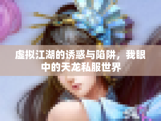 虚拟江湖的诱惑与陷阱，我眼中的天龙私服世界