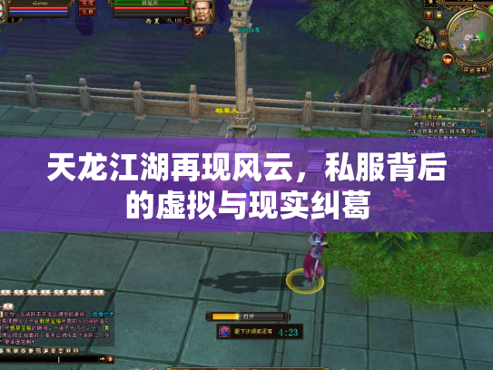 天龙江湖再现风云，私服背后的虚拟与现实纠葛