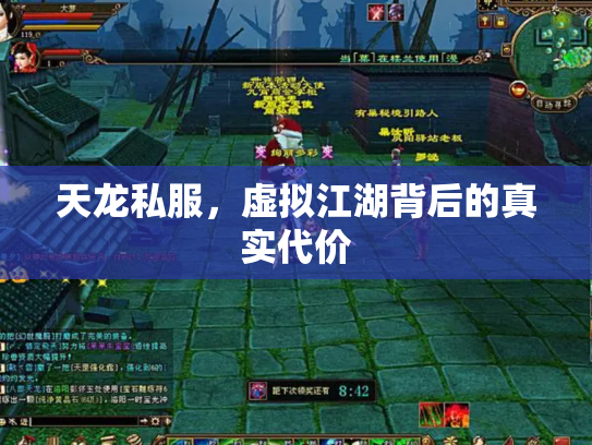 天龙私服，虚拟江湖背后的真实代价