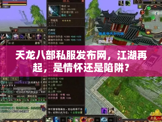 天龙八部私服发布网，江湖再起，是情怀还是陷阱？