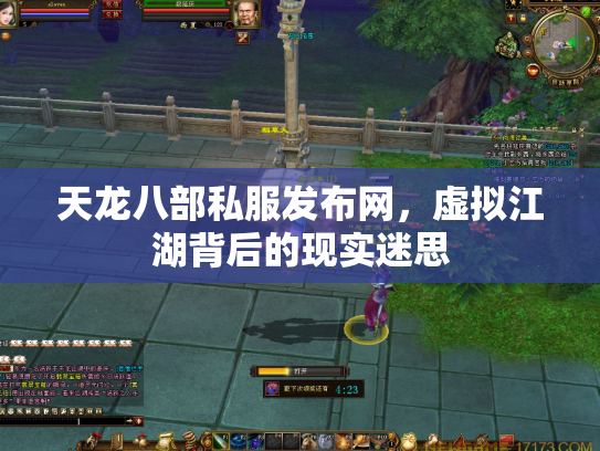 天龙八部私服发布网，虚拟江湖背后的现实迷思
