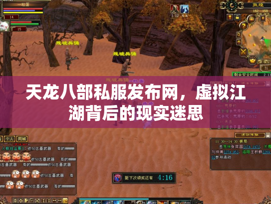 天龙八部私服发布网，虚拟江湖背后的现实迷思