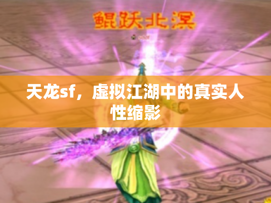天龙sf，虚拟江湖中的真实人性缩影