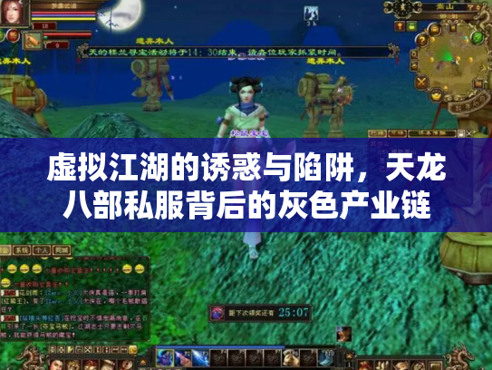 虚拟江湖的诱惑与陷阱，天龙八部私服背后的灰色产业链