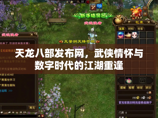 天龙八部发布网，武侠情怀与数字时代的江湖重逢
