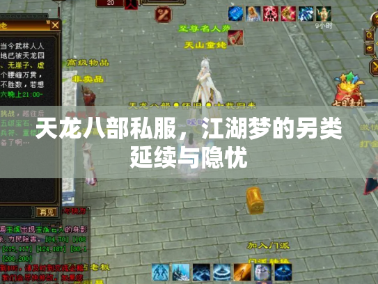 天龙八部私服，江湖梦的另类延续与隐忧