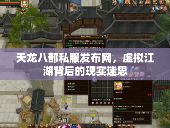 天龙八部私服发布网，虚拟江湖背后的现实迷思