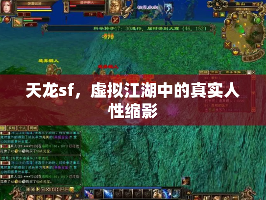 天龙sf，虚拟江湖中的真实人性缩影