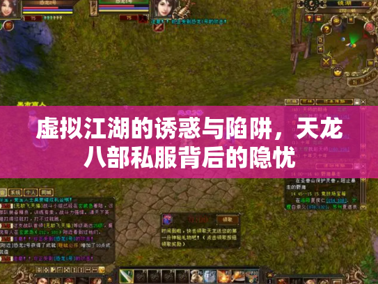 虚拟江湖的诱惑与陷阱，天龙八部私服背后的隐忧