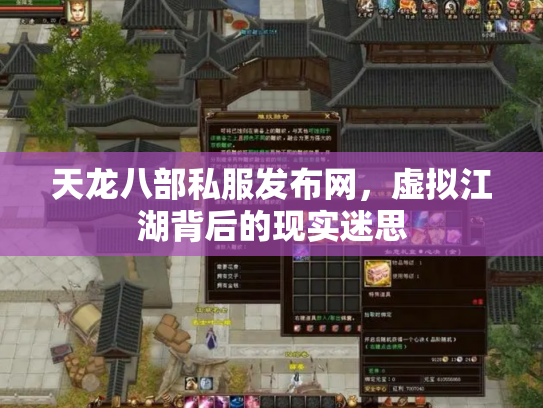 天龙八部私服发布网，虚拟江湖背后的现实迷思