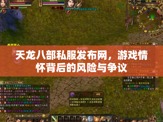 天龙八部私服发布网，游戏情怀背后的风险与争议