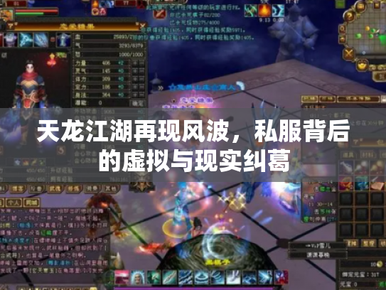 天龙江湖再现风波，私服背后的虚拟与现实纠葛